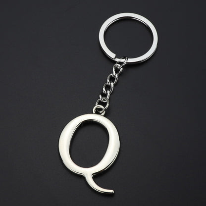 English Alphabet Keychain Keychain Personal Name Letter Pendant