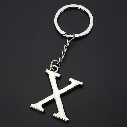 English Alphabet Keychain Keychain Personal Name Letter Pendant